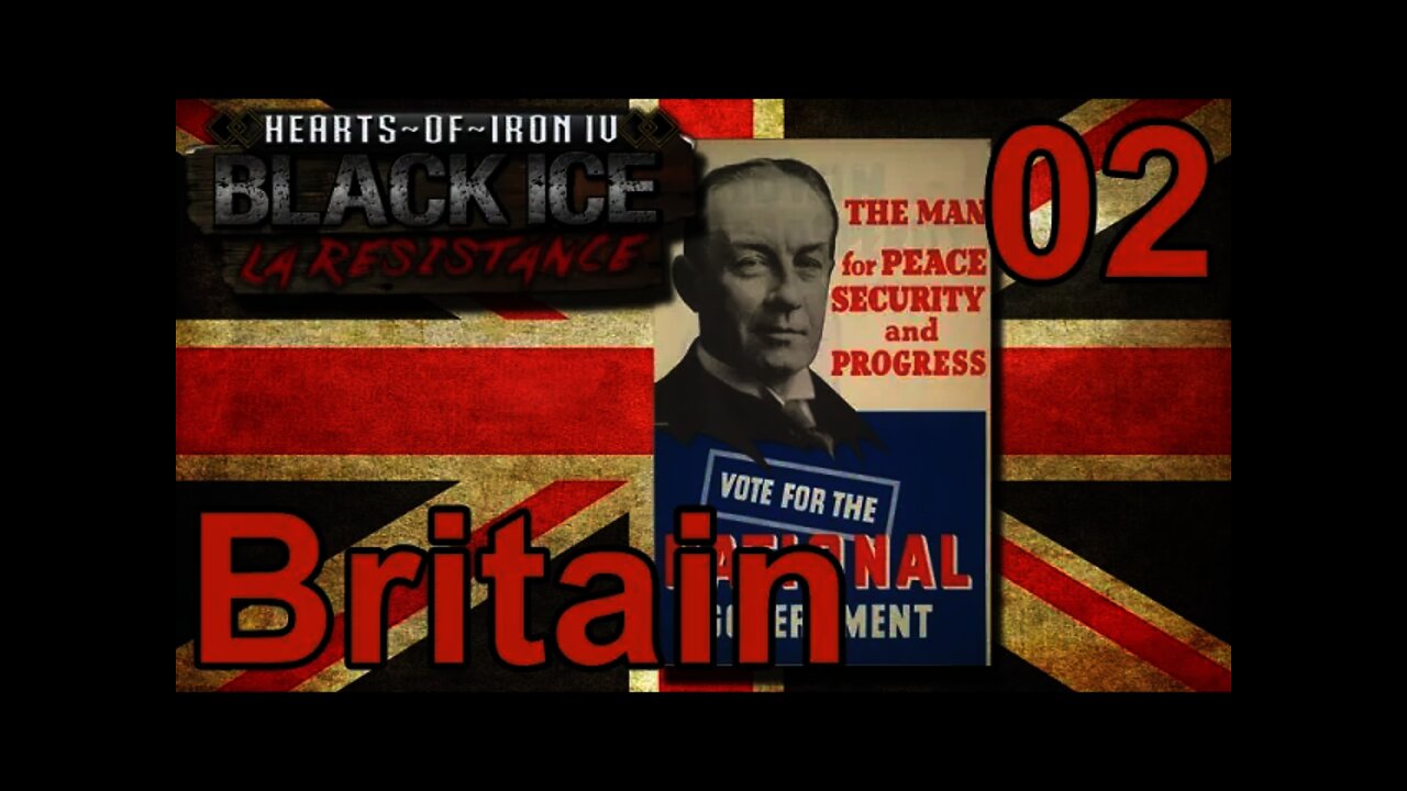 Hearts of Iron IV Black ICE Britain 02 Looking at New Stuff