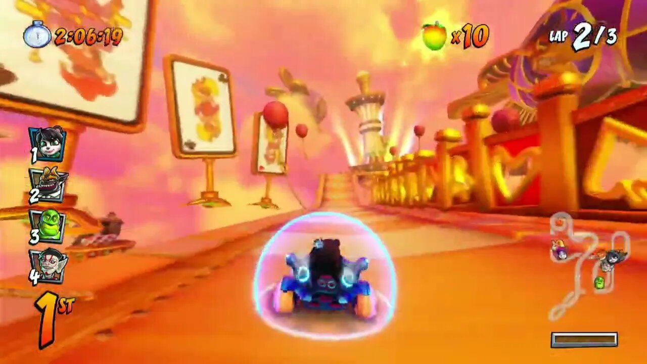 Hot Air Skyway Mirror Mode Nintendo Switch Gameplay - Crash Team Racing Nitro-Fueled