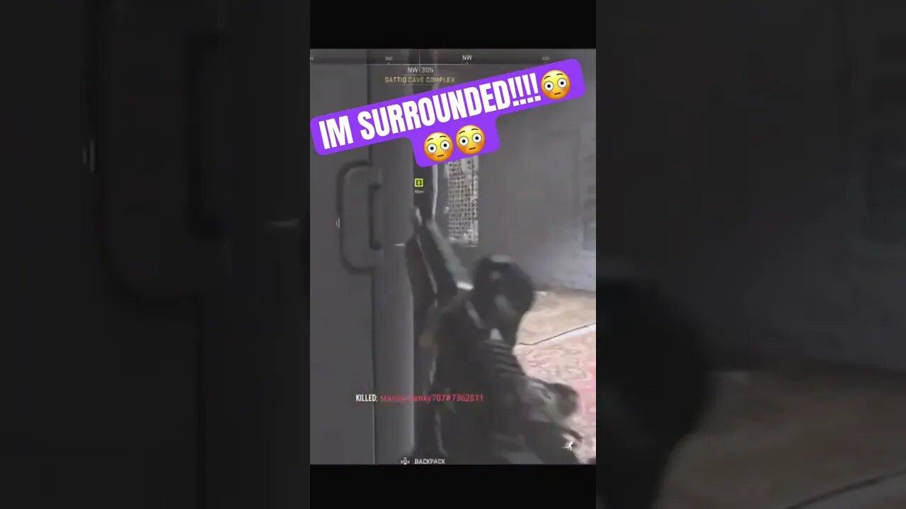 IM SURROUNDED Subscribe for More #warzone2 #resurgence #shorts