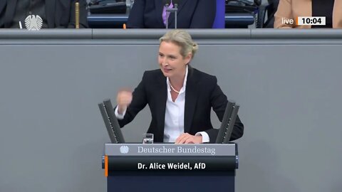 Weidel rechnet mit der schlechtesten Regierung in der Geschichte der Bundesrepublik ab