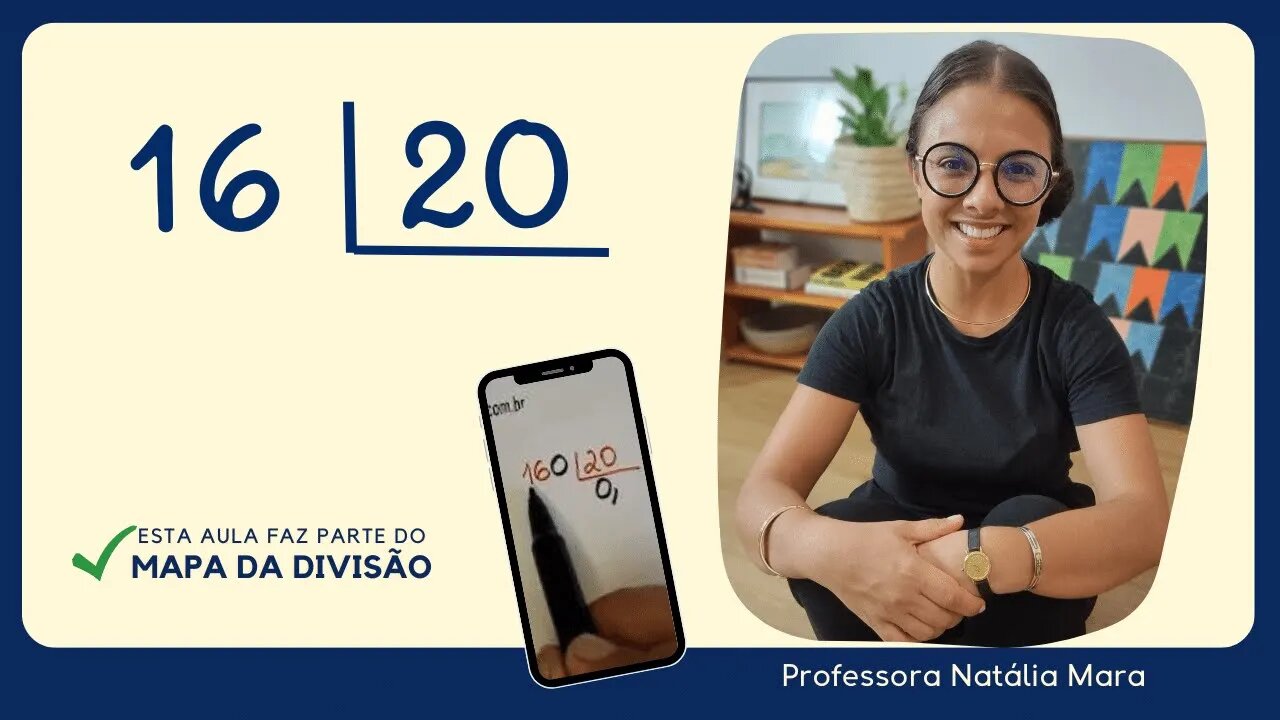 16÷20 | 16/20 | 16 dividido por 20| Como dividir 16 por 20? | O que fazer quando o divisor é maior?