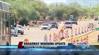 Lanes changes coming in Broadway construction