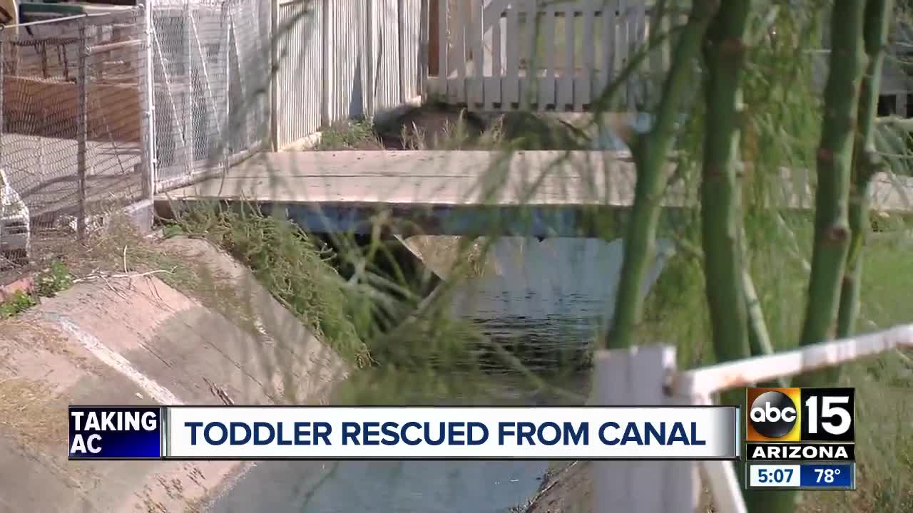 Salt River Project workers rescue toddler from West Valley canal
