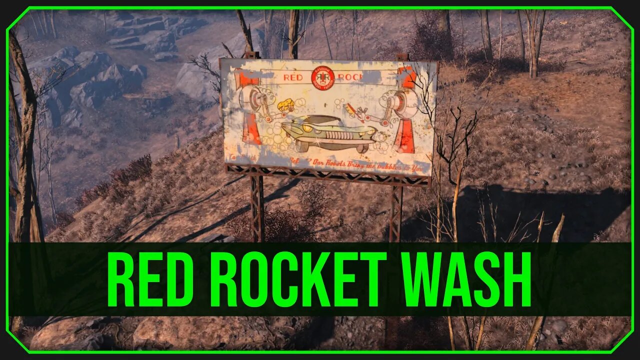 Red Rocket Wash in Fallout 4 - The Wash Of The Future!