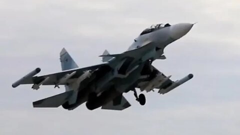 Su-30cm and Su-35s aircraft VKS Russia completed combat air strikes on facilities of AFU 🇷🇺