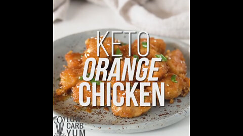 Keto Orange Chicken