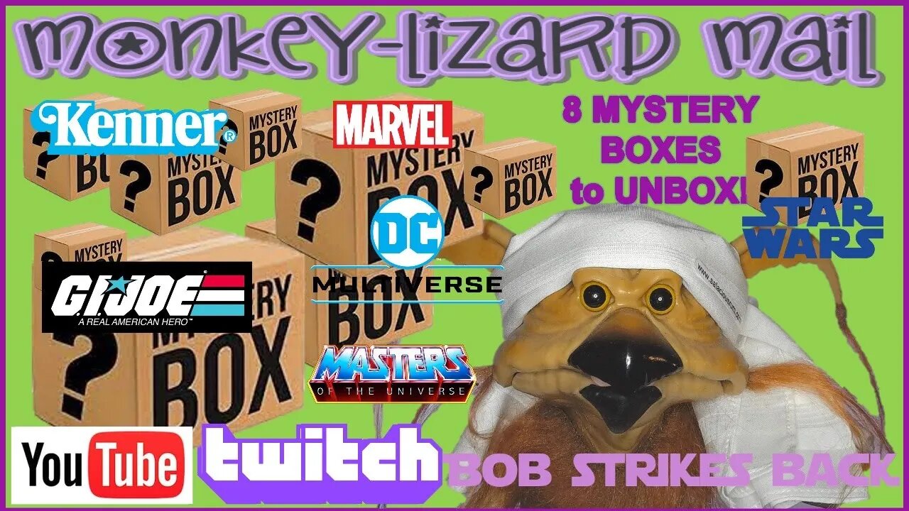 HUGE MYSTERY TOY UNBOXING! Star Wars, Marvel, DC, MOTU??? MoNKeY-LiZaRD Mail