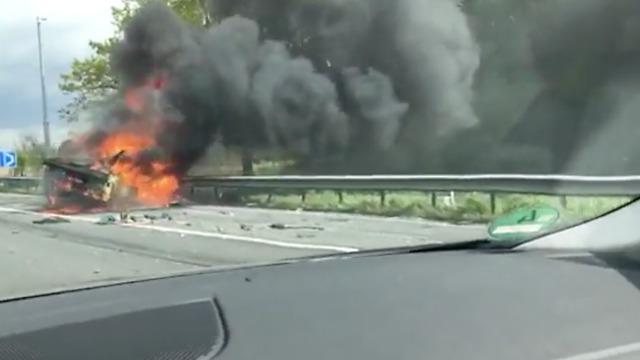 Accident A2 in the Netherlands