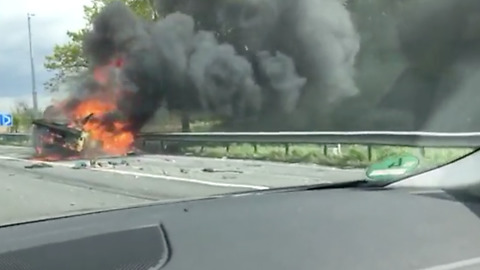 Accident A2 in the Netherlands