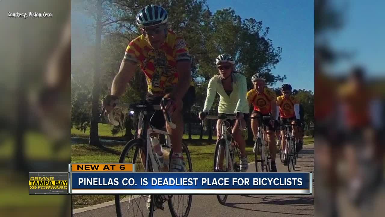 Pinellas County the most dangerous place to ride a bike in America, report says