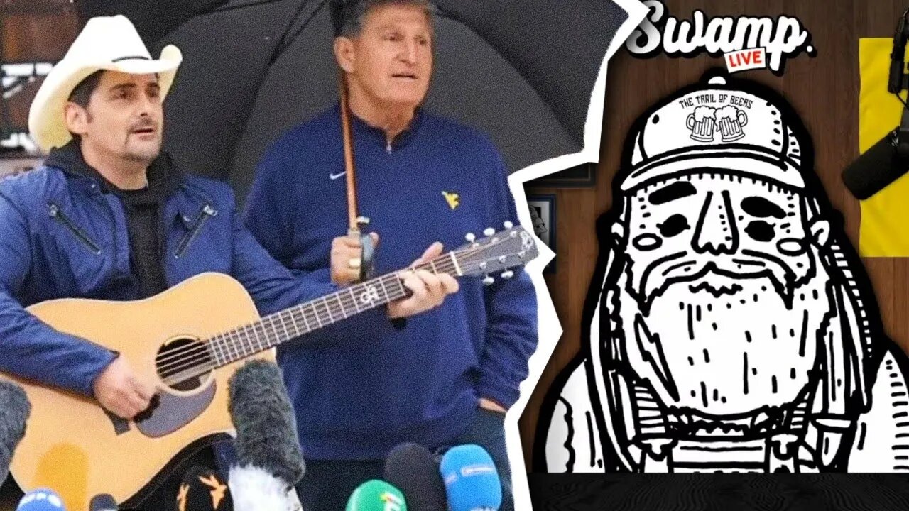 Joe Manchin and Brad Paisley Singing In Ukraine