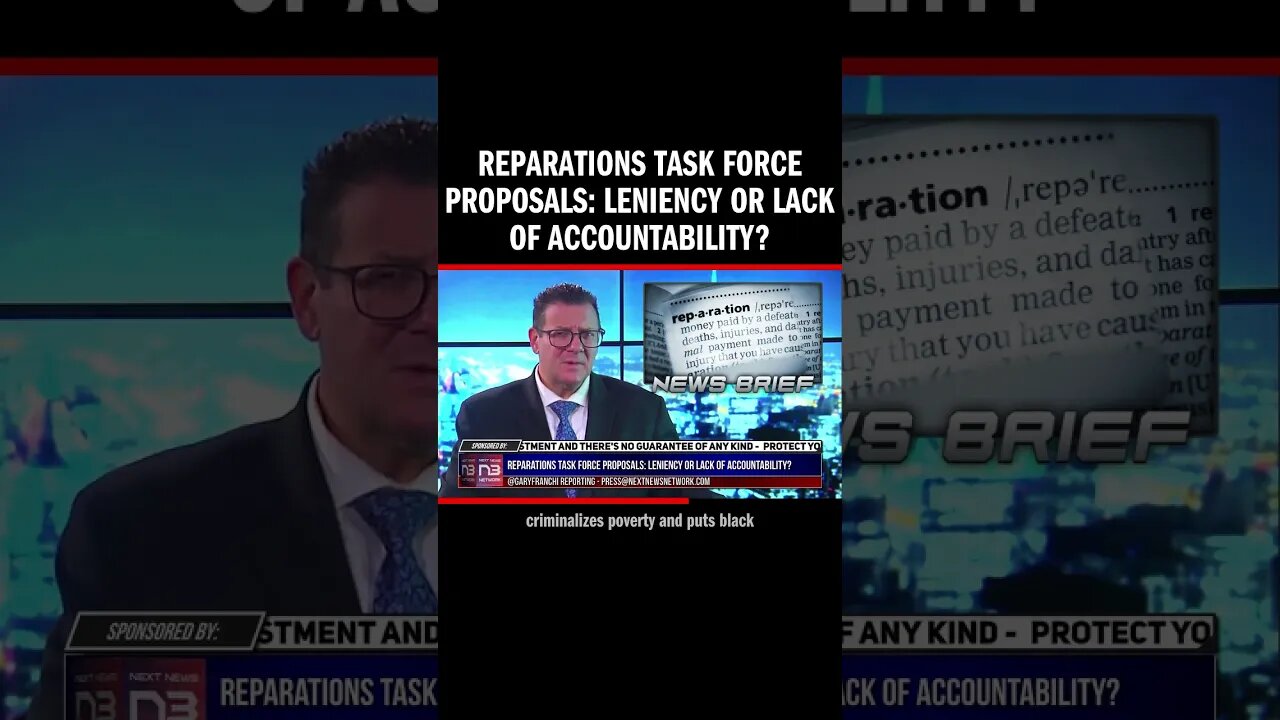 Reparations Task Force Proposals: Leniency or Lack of Accountability?