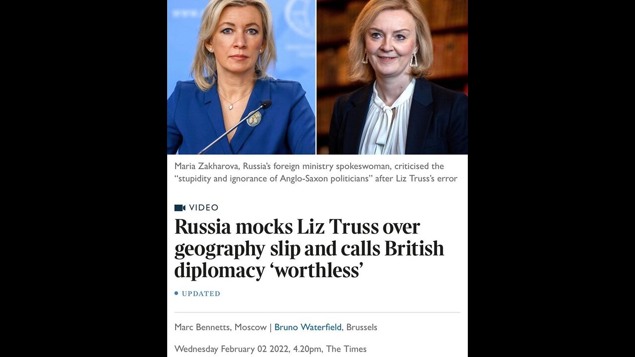 ⚡Breaking Russia’s Sergei Lavrov says Liz Truss Moscow meeting was like ‘talking to a deaf person’