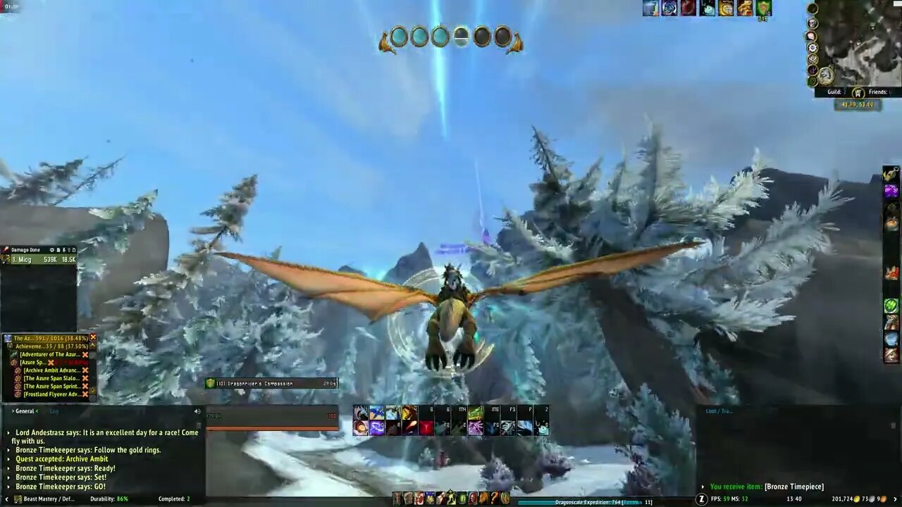 World of Warcraft Dragonflight Dragonrider Racing Archive Ambit