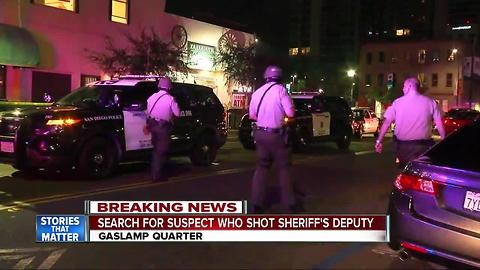 Off-duty deputy, bystander shot in Gaslamp confrontation