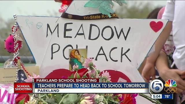 Stoneman Douglas High School teachers prepare to return to school Friday