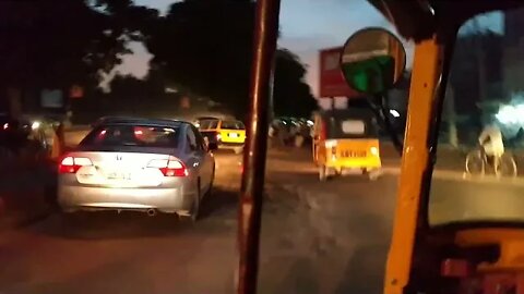 Night Sightseeing in a Tuk-Tuk Car