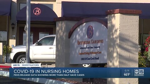 Data shows more than half of nursing homes have coronavirus cases