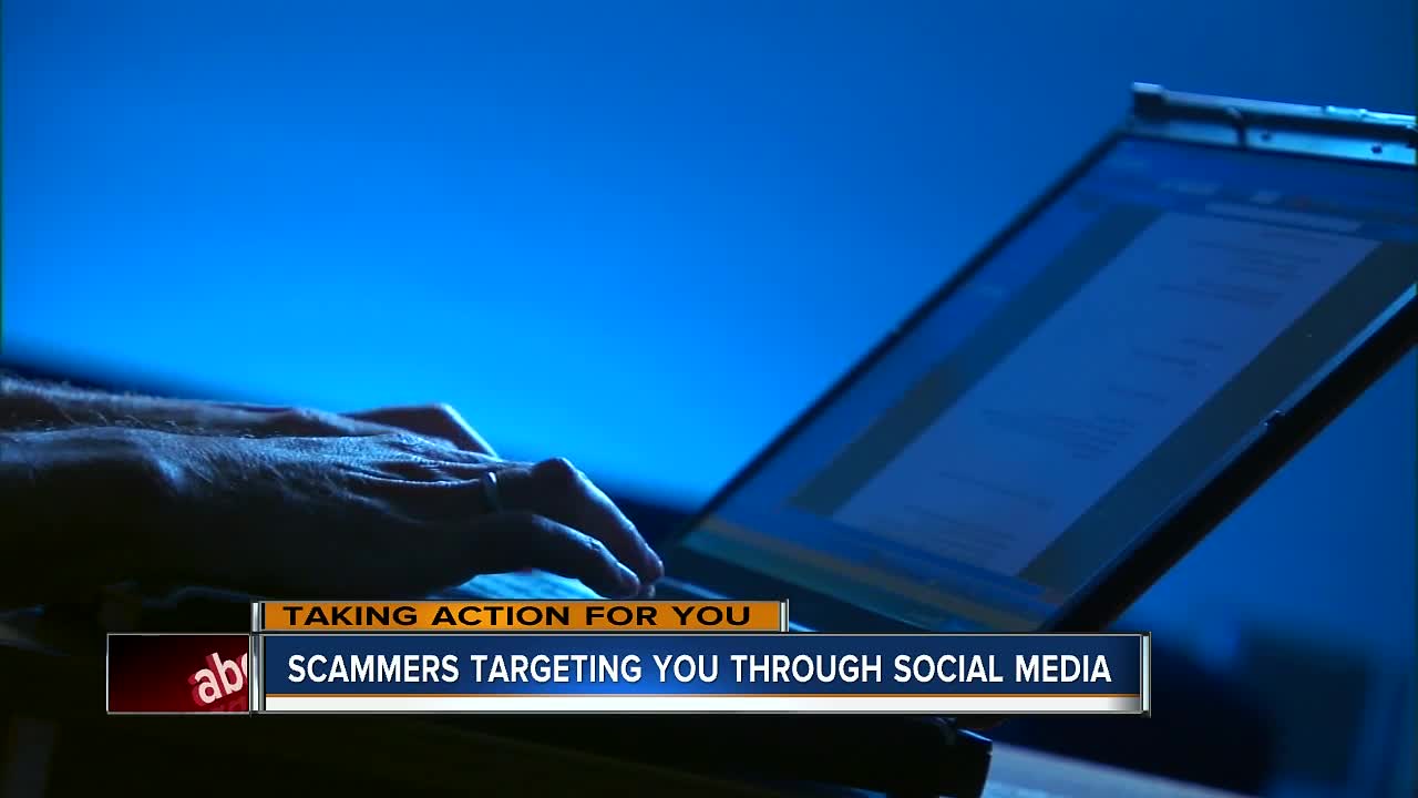 Scammers targeting through social media
