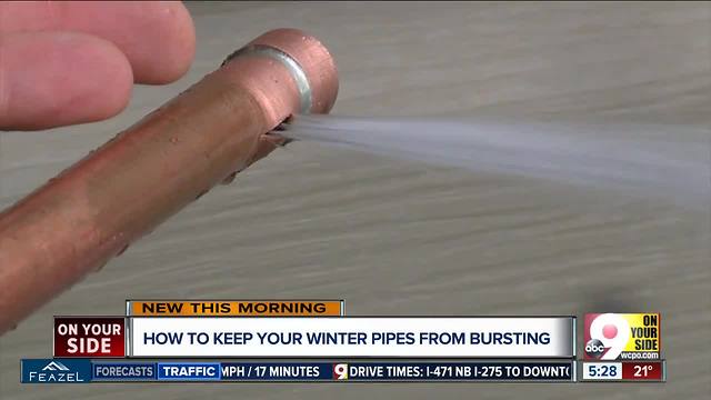 Tips to prevent your pipes from freezing