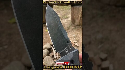 The Lengren Rhino! Unstoppable tank of a knife! #knife #22aday #22adaynomore #bushcraft #fixedblade