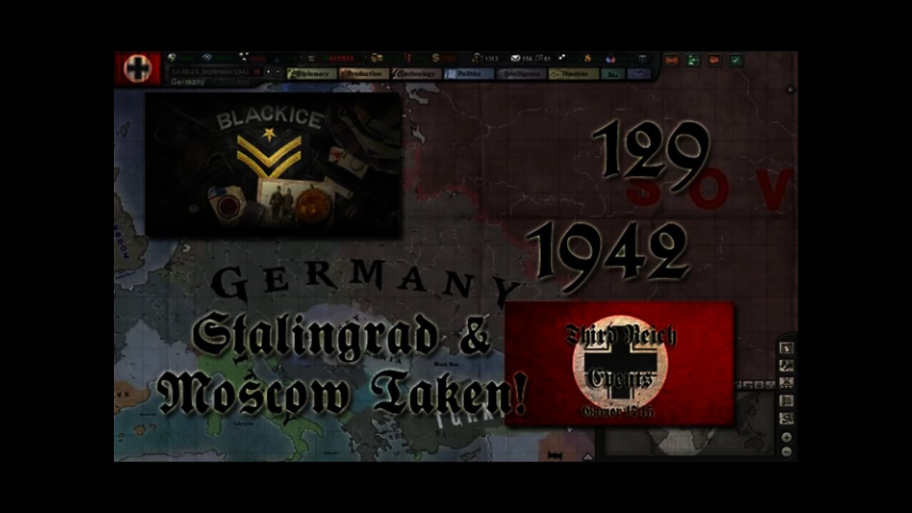 Let's Play Hearts of Iron 3: Black ICE 8 w/TRE - 129 (Germany)