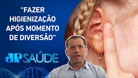 Crianças que ficam muito tempo na piscina podem desenvolver otite externa | Dr. Salomão Carui