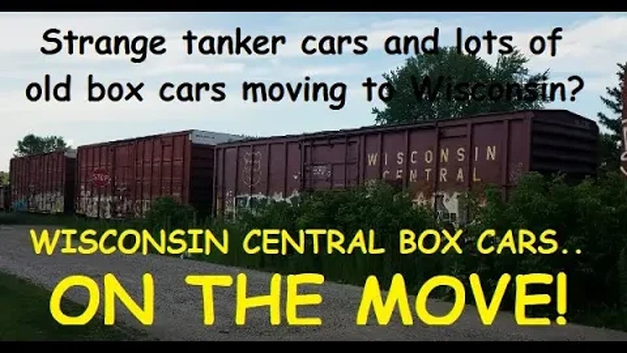 Strange Tanker Cars At The Head Of This Freight Train! What Are They For? | Jason Asselin