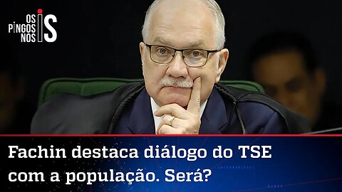 Fachin afirma que todos devem respeitar as regras do jogo eleitoral