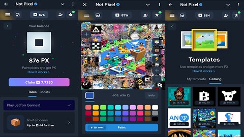 Not Pixel | How To Paint And Get PX Tokens | Random Painting Gives 0 PX