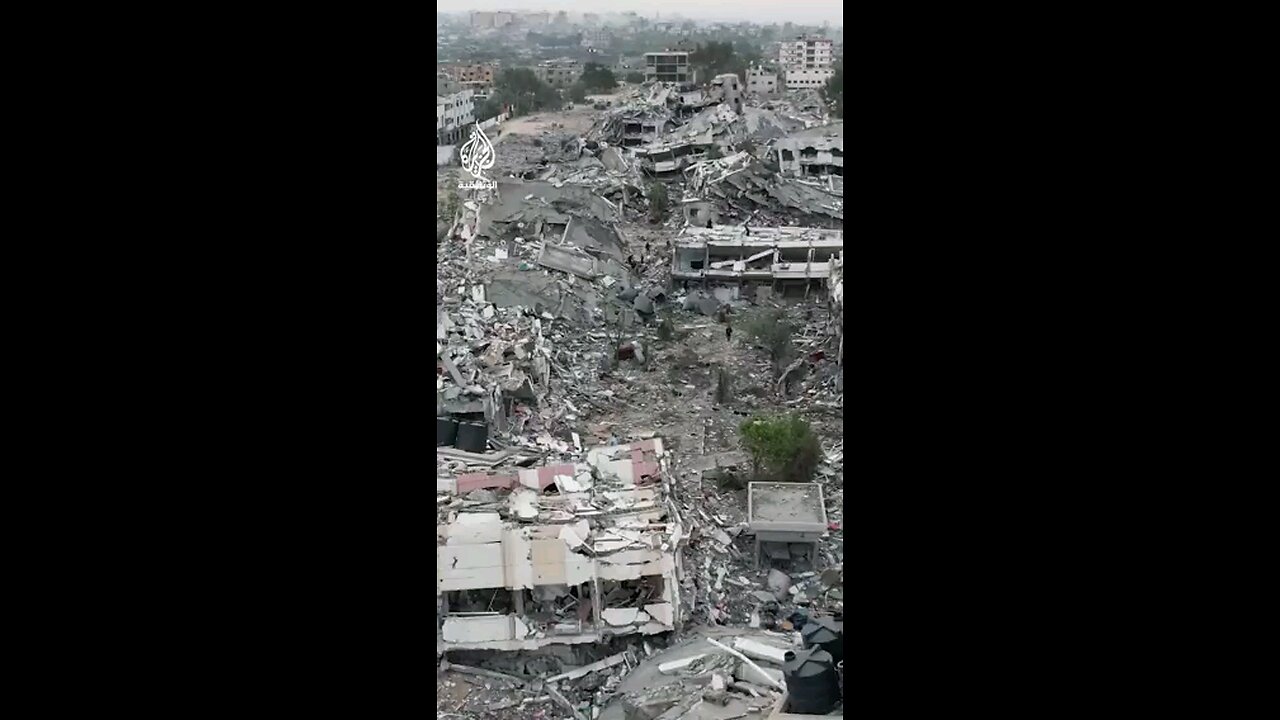 Al-Zahra residential towers, to the south of Gaza city: all wiped out by Israel.