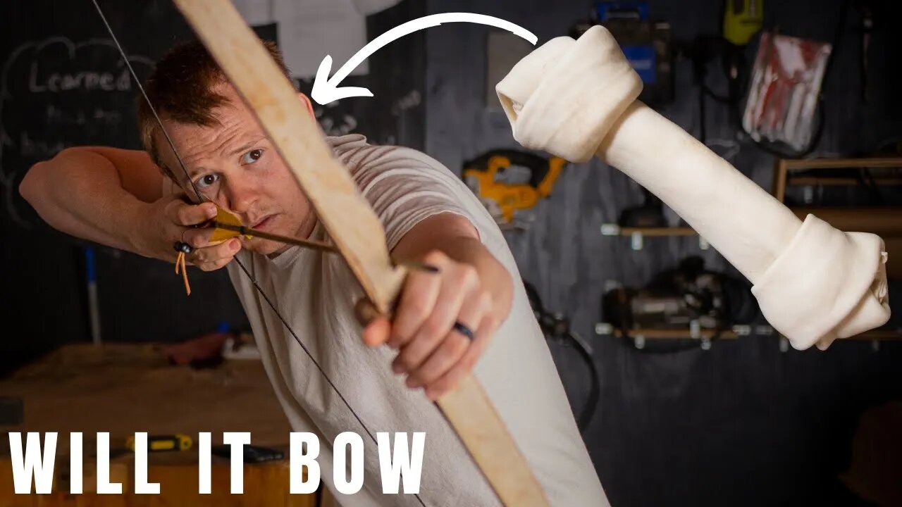 Making A Bow With A DOG BONE --- "Will It Bow" (Ep.4)