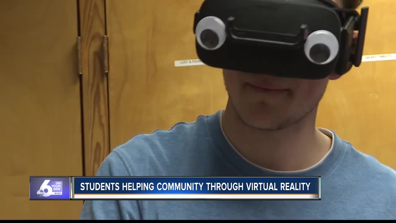 Students helping deaf children and those recovering from eating disorders through virtual reality