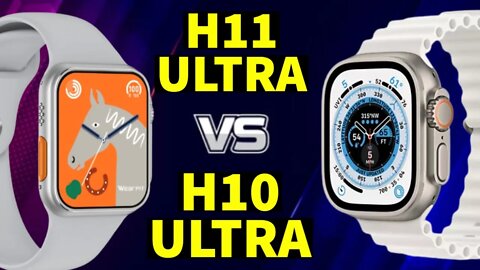 H11 ULTRA vs H10 ULTRA Smart Watch 8 (IWO WATCH 2 vs IWO WATCH)