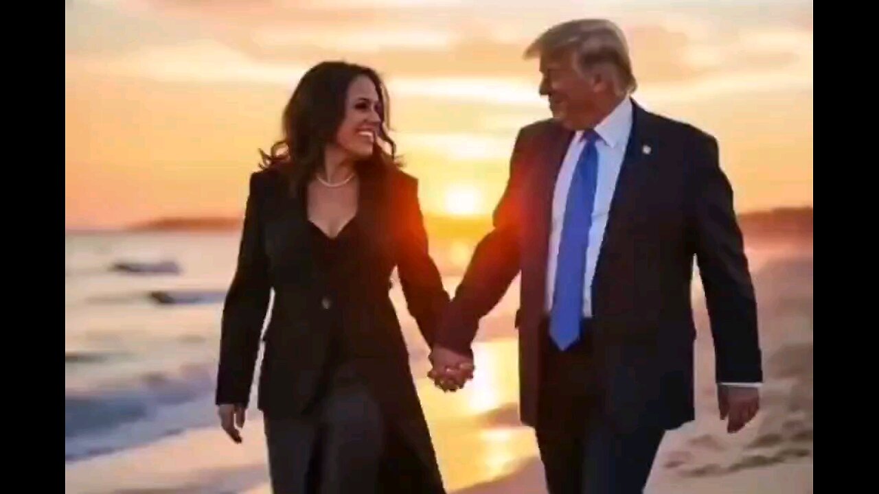 Trump + Kamala ❤️ [AI-generated]