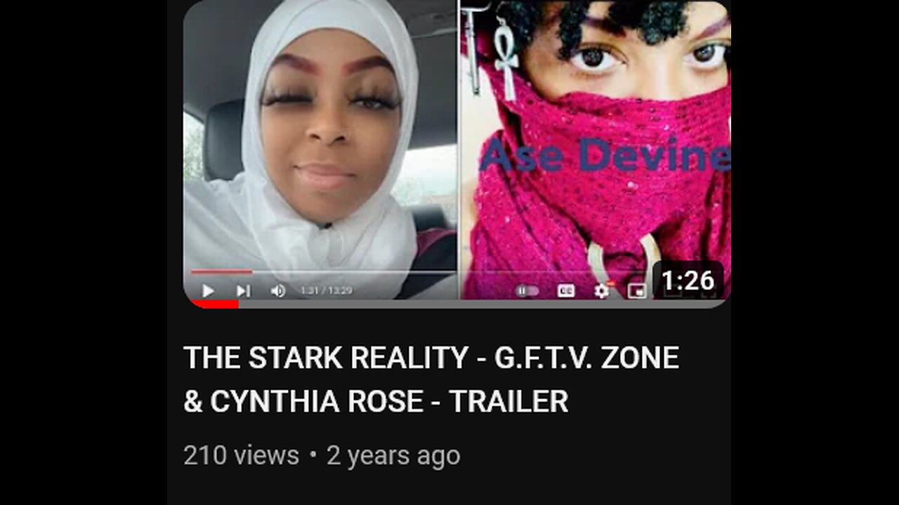 THE STARK REALITY - G.F.T.V. ZONE & CYNTHIA ROSE - TRAILER