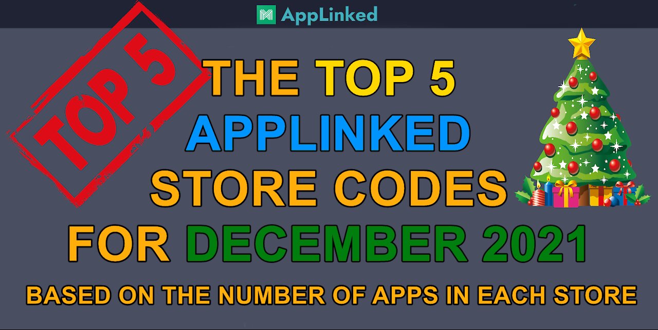 December 2021 - Applinked Top 5 App Stores