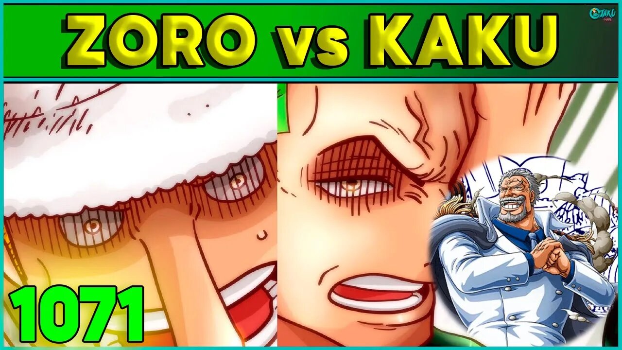 ZORO vs KAKU E O VICE ALMIRANTE GARP INDO RESGATAR KOBY! (LEITURA DO MANGÁ ONE PIECE 1071)