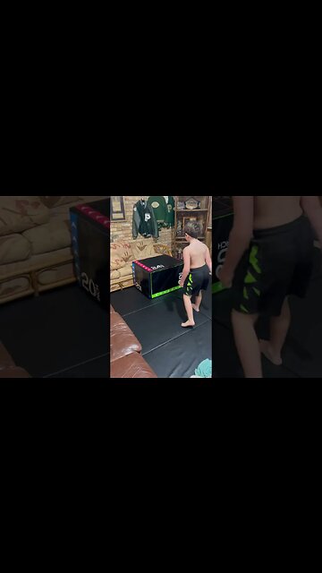 Building white fiber fast twitch muscle for young athletes. At the shark 🦈 tank ❤️