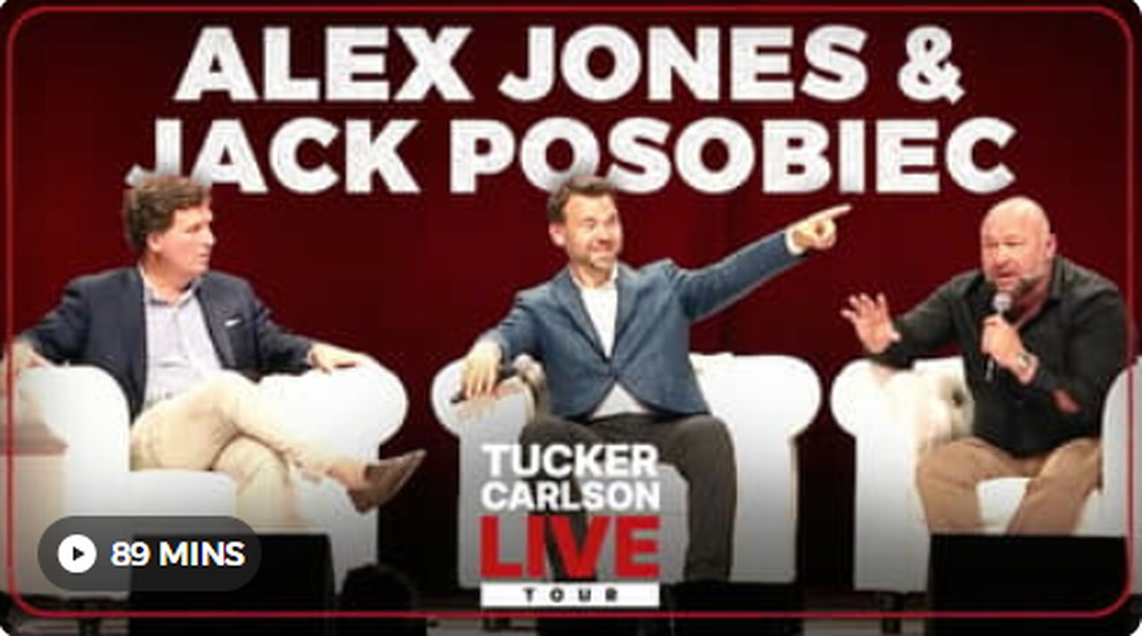 TUCKER CARLSON ON THE ROAD - Alex Jones & Jack Posobiec: The Trump Bounty, Oprah & P. Diddy, and Why War Makes Kamala Happy