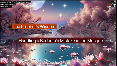 ❤️The Prophet’s Wisdom: Handling a Bedouin Mistake in the Mosque,Sahih Bukhari,volume 4❤️Hadith 221