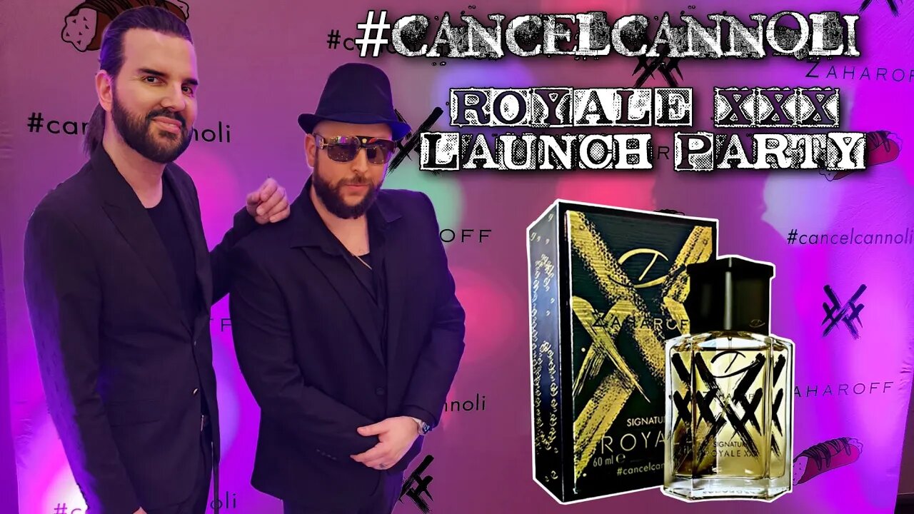 Zaharoff x Joey Cannoli Signature ROYALE XXX Launch Party Speech #cancelcannoli