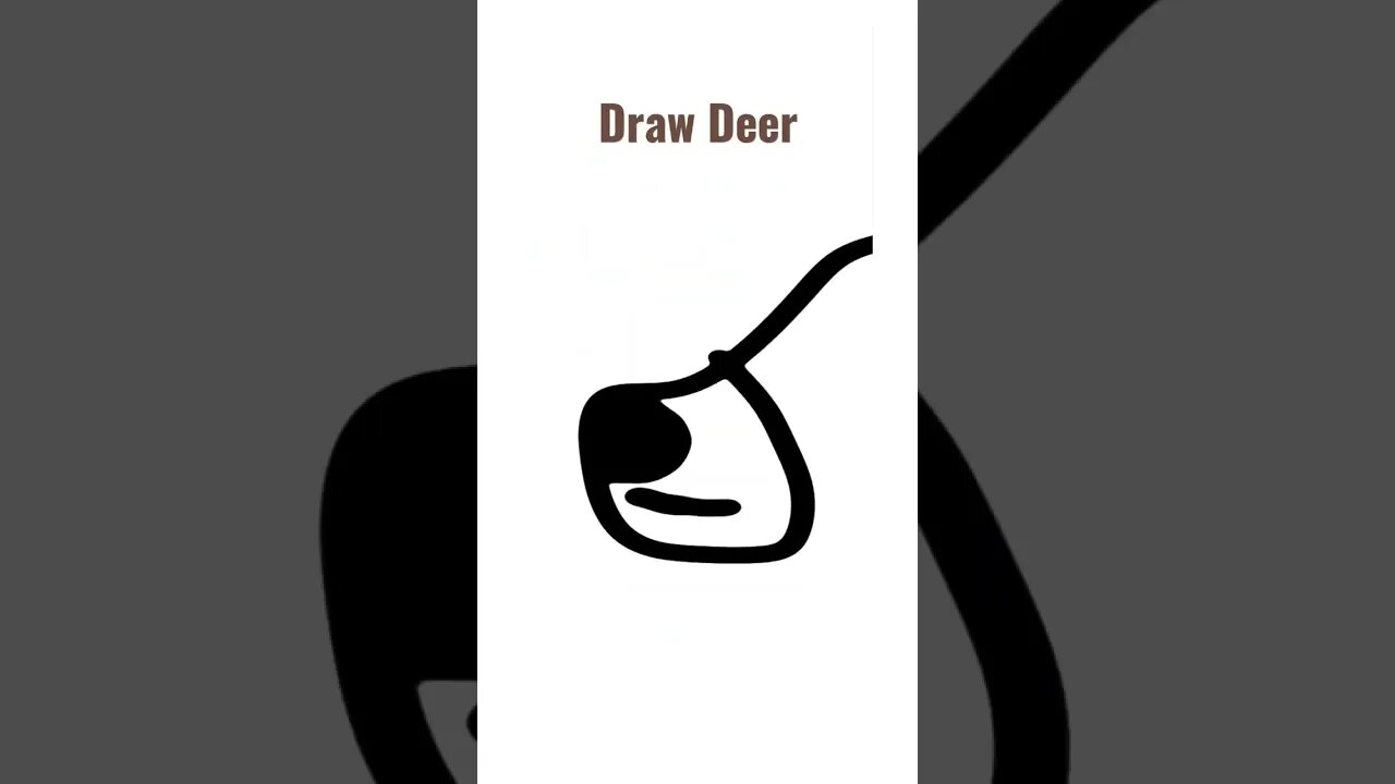 Draw Deer Emote EASY #deer #deers #art