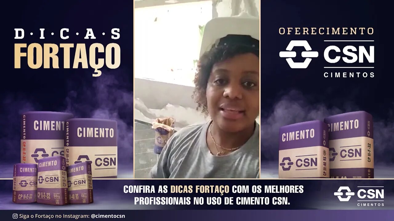 DICAS FORTAÇO DE CIMENTO CSN COM OS MELHORES PROFISSIONAIS