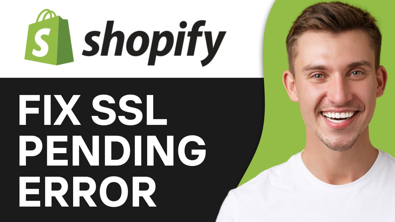 HOW TO FIX SSL PENDING ERROR ON SHOPIFY