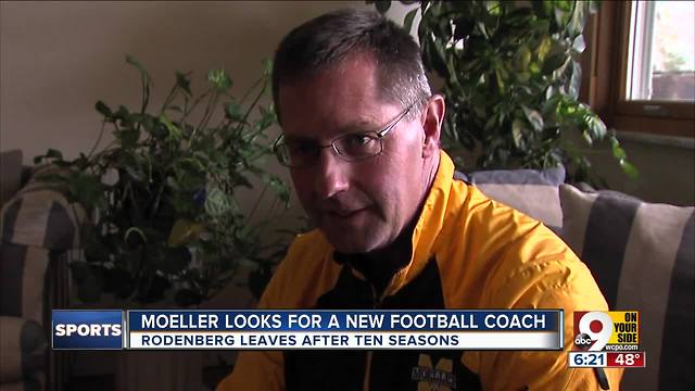 Moeller football coach John Rodenberg steps down after 10 seasons