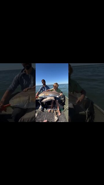 ITS A BIG AS HE IS! 🐟