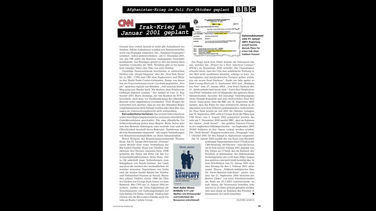 Im Gespräch mit dem NSA Whitleblower William "Bill" Binney zu 9/11