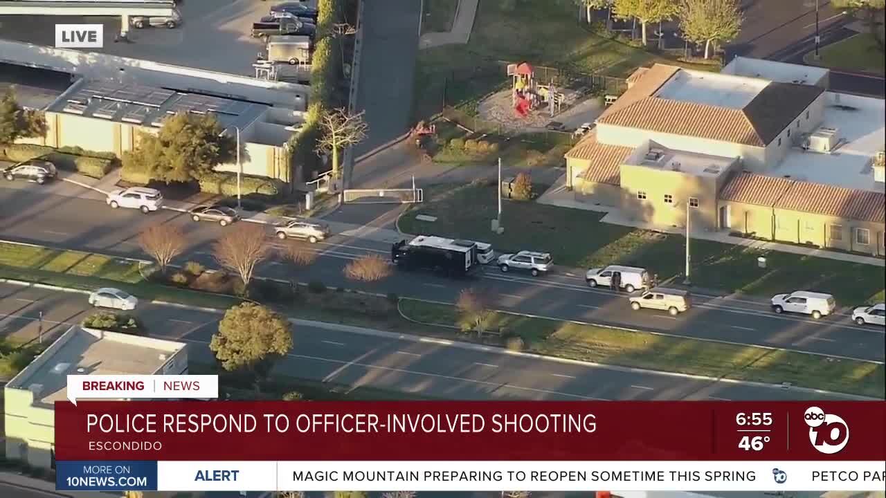 Officer shot in Escondido