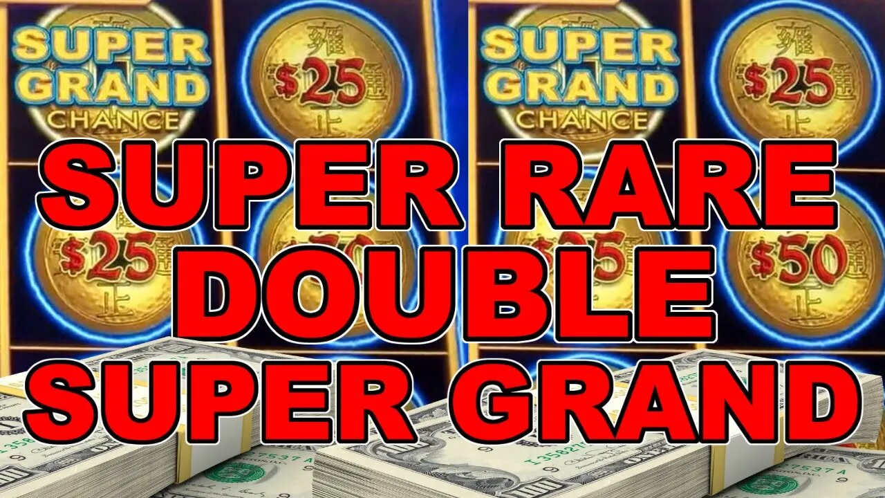 SUPER RARE BONUS 💵 DOUBLE SUPER GRAND CHANCE DOLLAR STORM BONUS!